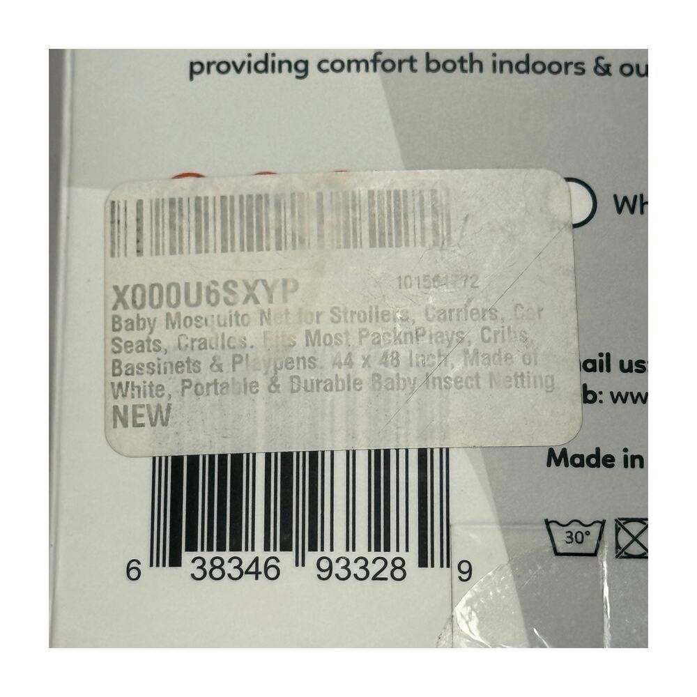 Cuddls 3 in 1 Stroller Insect Netting Mosquito Net 44x48 White NIB - Picture 5 of 6